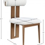 Dario Boucle Fabric Upholstered Dining Chair