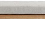 Naya Chenille Fabric Upholstered Bench
