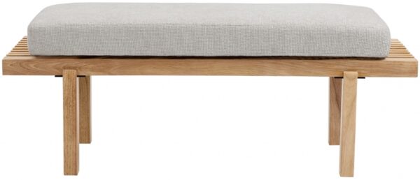 Naya Chenille Fabric Upholstered Bench