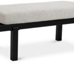 Naya Chenille Fabric Upholstered Bench