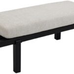 Naya Chenille Fabric Upholstered Bench