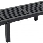Naya Chenille Fabric Upholstered Bench