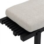 Naya Chenille Fabric Upholstered Bench