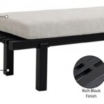 Naya Chenille Fabric Upholstered Bench