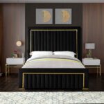 Dolce Velvet Upholstered Queen Bed
