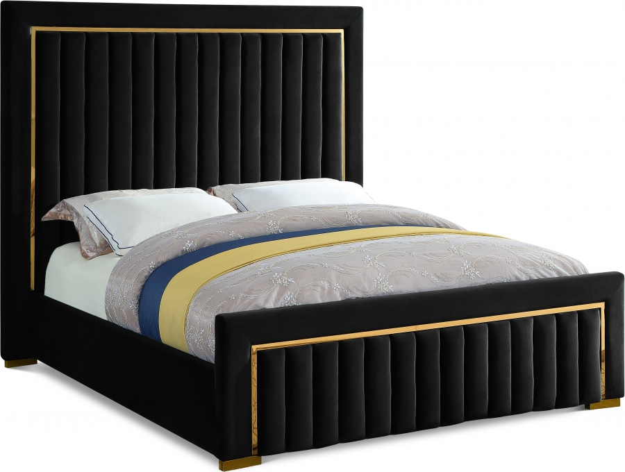Dolce Velvet Upholstered Queen Bed