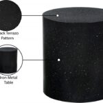 Terrazzo Terrazzo Pattern Iron End / Side Table