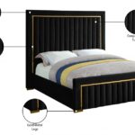 Dolce Velvet Upholstered Queen Bed