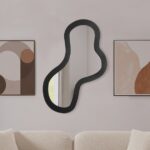 Oblique Iron Frame Mirror