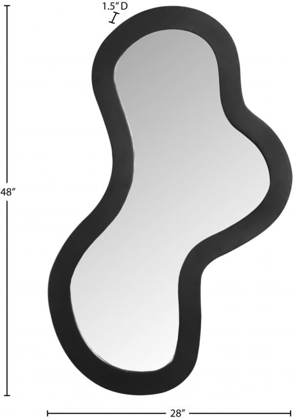 Oblique Iron Frame Mirror