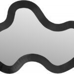 Oblique Iron Frame Mirror