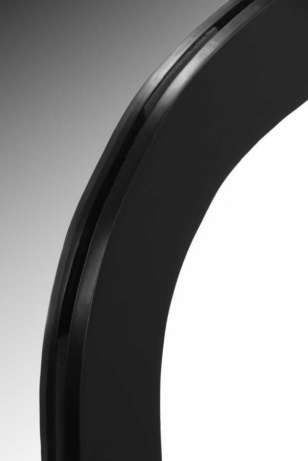 Oblique Iron Frame Mirror