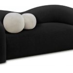 Kali 62" Faux Shearling Teddy Fabric Upholstered Loveseat