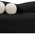 Kali 62" Faux Shearling Teddy Fabric Upholstered Loveseat