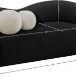Kali 62" Faux Shearling Teddy Fabric Upholstered Loveseat