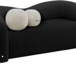 Kali 62" Faux Shearling Teddy Fabric Upholstered Loveseat