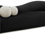 Kali 86" Faux Shearling Teddy Fabric Upholstered Sofa