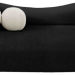 Kali 86" Faux Shearling Teddy Fabric Upholstered Sofa