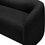 Kali 86" Faux Shearling Teddy Fabric Upholstered Sofa