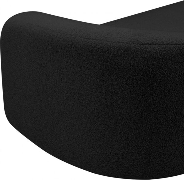 Kali 86" Faux Shearling Teddy Fabric Upholstered Sofa