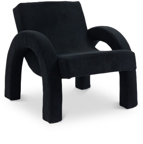 Corduroy Fabric Upholstered Accent Chair