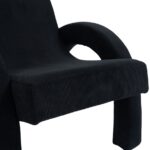 Corduroy Fabric Upholstered Accent Chair