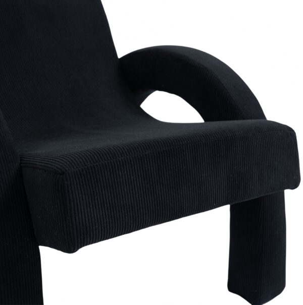 Corduroy Fabric Upholstered Accent Chair