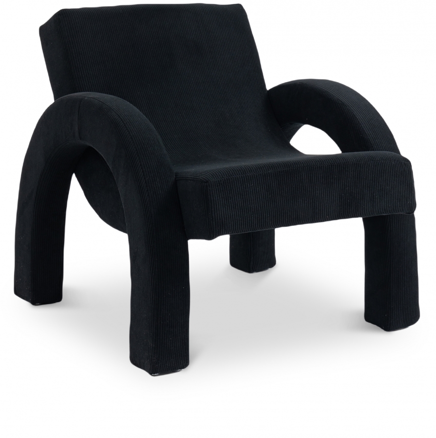 Corduroy Fabric Upholstered Accent Chair
