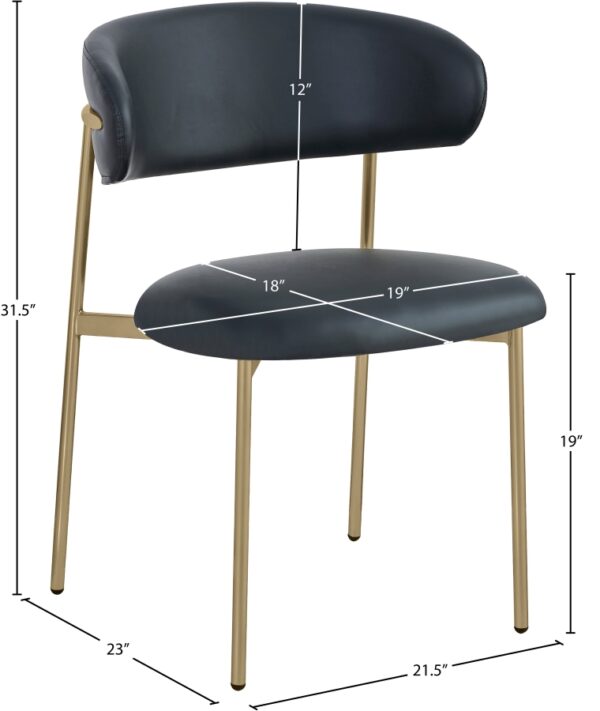 Lupita Vegan Leather Upholstered Dining Chair