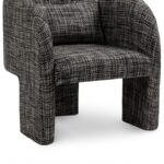 Sawyer Weaved Fabric Upholstered Accent Chair