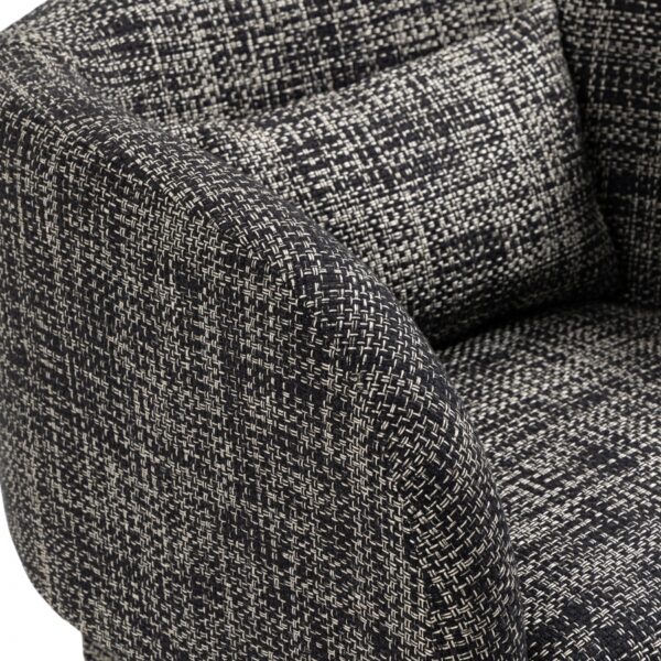 Sawyer Weaved Fabric Upholstered Accent Chair