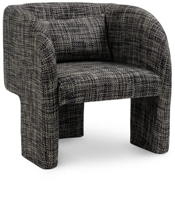 Sawyer Weaved Fabric Upholstered Accent Chair