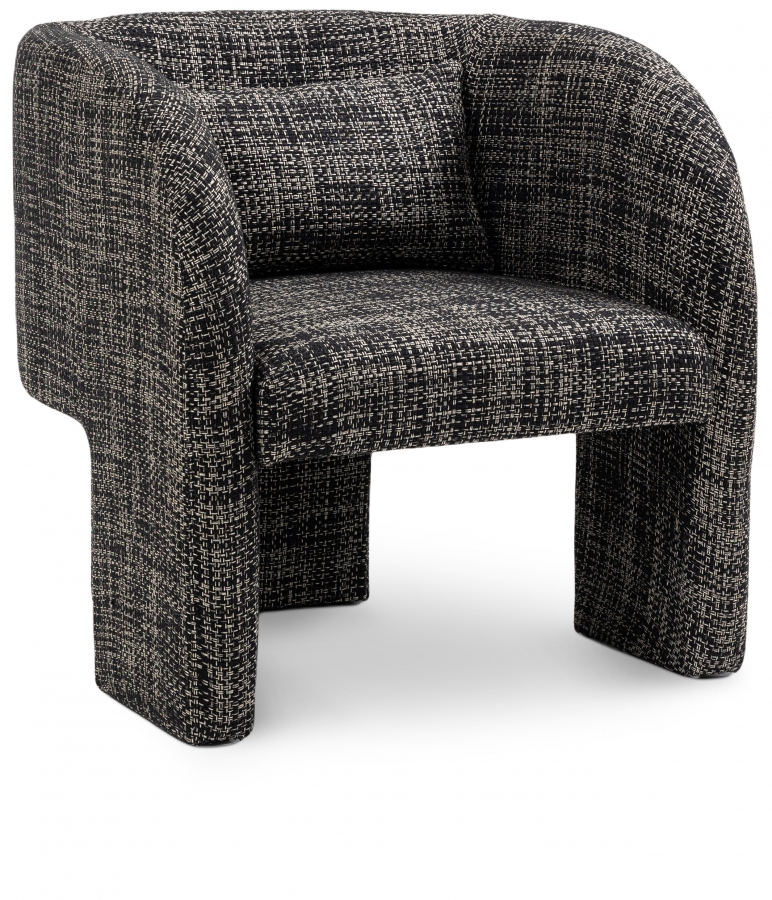Sawyer Weaved Fabric Upholstered Accent Chair