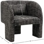 Sawyer Weaved Fabric Upholstered Accent Chair