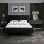 Delano Velvet Upholstered Bed