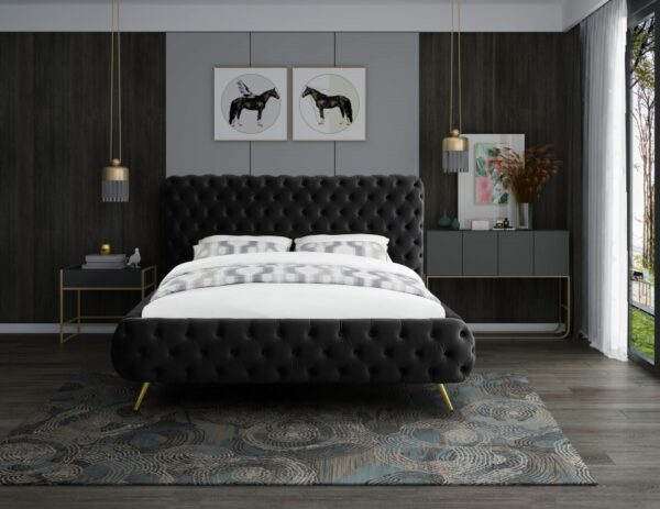 Delano Velvet Upholstered Bed
