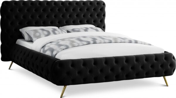 Delano Velvet Upholstered Bed