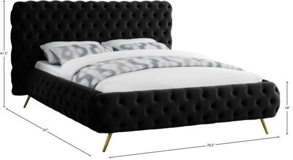 Delano Velvet Upholstered Bed