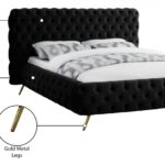 Delano Velvet Upholstered Bed