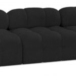 Ames 102" Boucle Fabric Upholstered 3pc. Modular Sofa