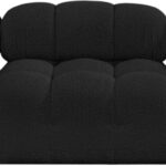 Ames 102" Boucle Fabric Upholstered 3pc. Modular Sofa