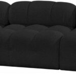 Ames 102" Boucle Fabric Upholstered 3pc. Modular Sofa