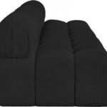 Ames 102" Boucle Fabric Upholstered 3pc. Armless Modular Sofa