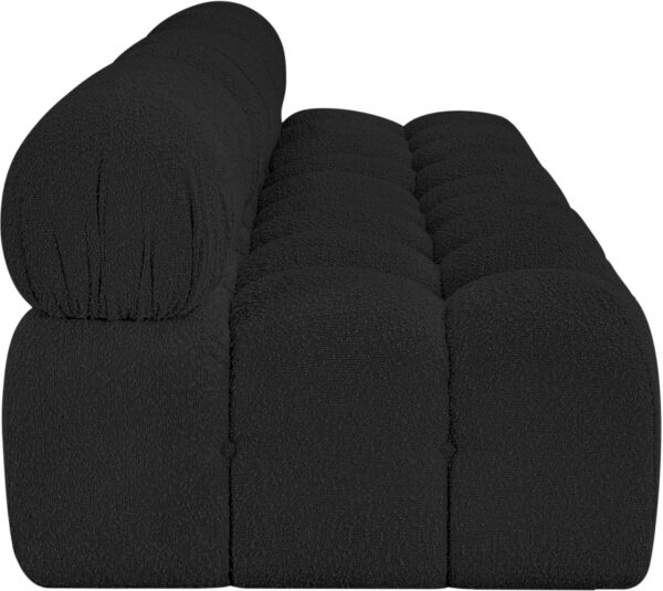 Ames 102" Boucle Fabric Upholstered 3pc. Armless Modular Sofa