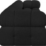 Ames 136" Boucle Fabric Upholstered 4pc. Modular Sofa