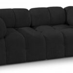 Ames 68" Boucle Fabric Upholstered 2pc. Modular Loveseat
