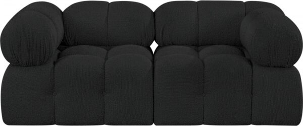 Ames 68" Boucle Fabric Upholstered 2pc. Modular Loveseat