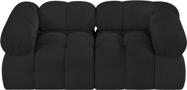 Ames 68" Boucle Fabric Upholstered 2pc. Modular Loveseat