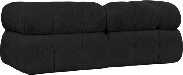 Ames 68" Boucle Fabric Upholstered 2pc. Modular Loveseat