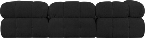 Ames 102" Boucle Fabric Upholstered 4pc. Modular Sectional